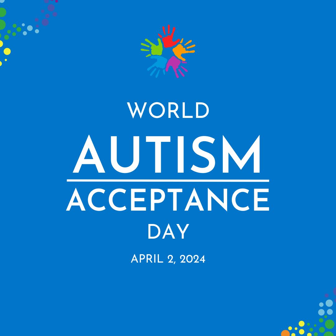 Blue Minimalist world autism awareness day Instagram post 1
