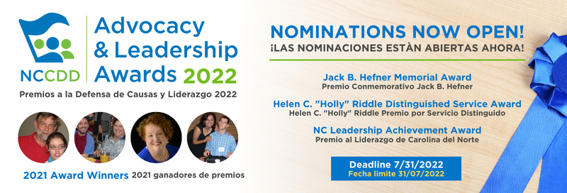 NCCDD Advocacy Leadership Awards Web Banner 2022 F 1