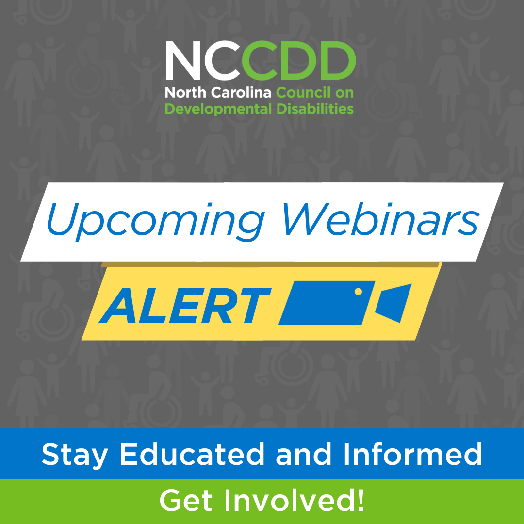NCCDD Webinars