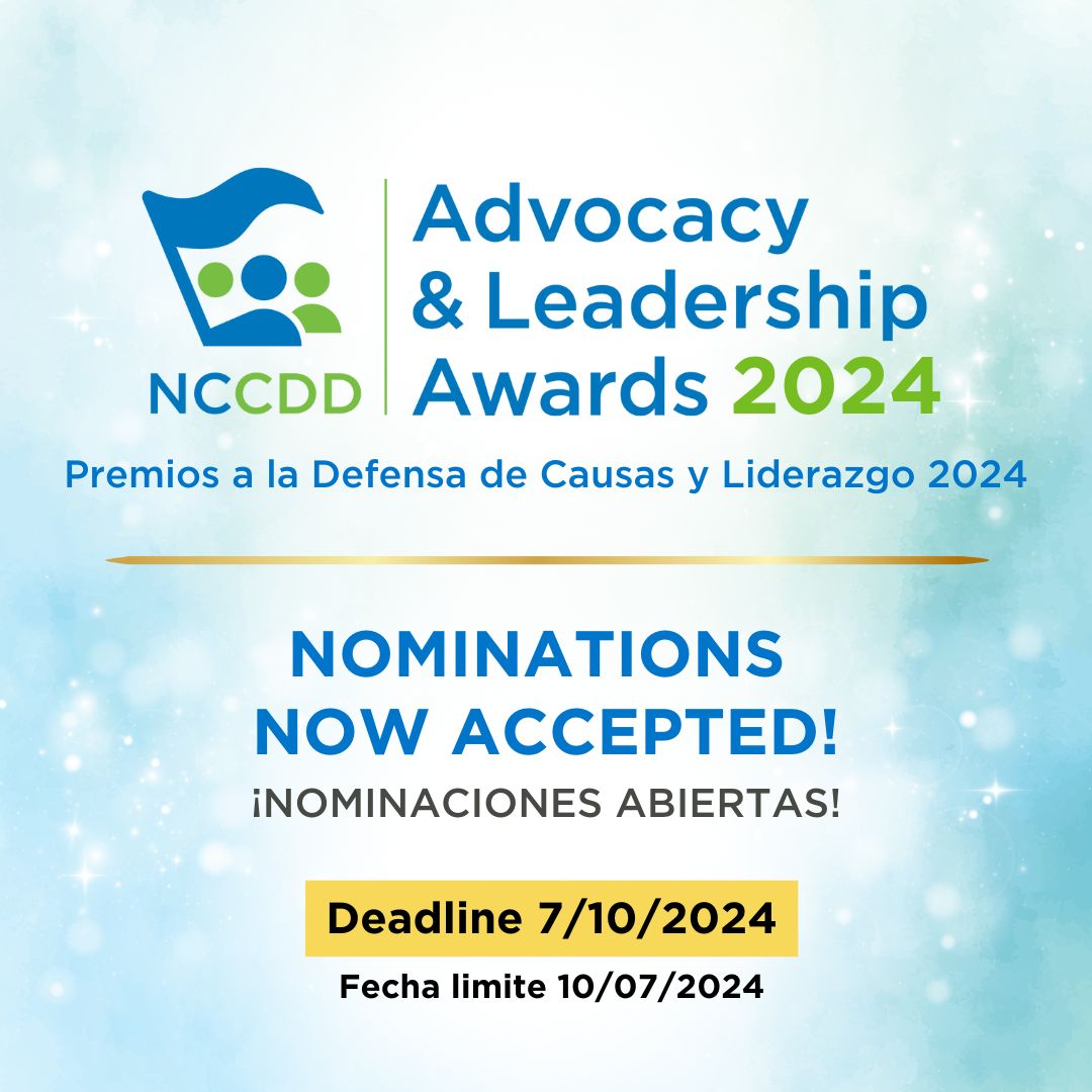 240606 Advocacy Leadership Awards Social Graphic NCCDD