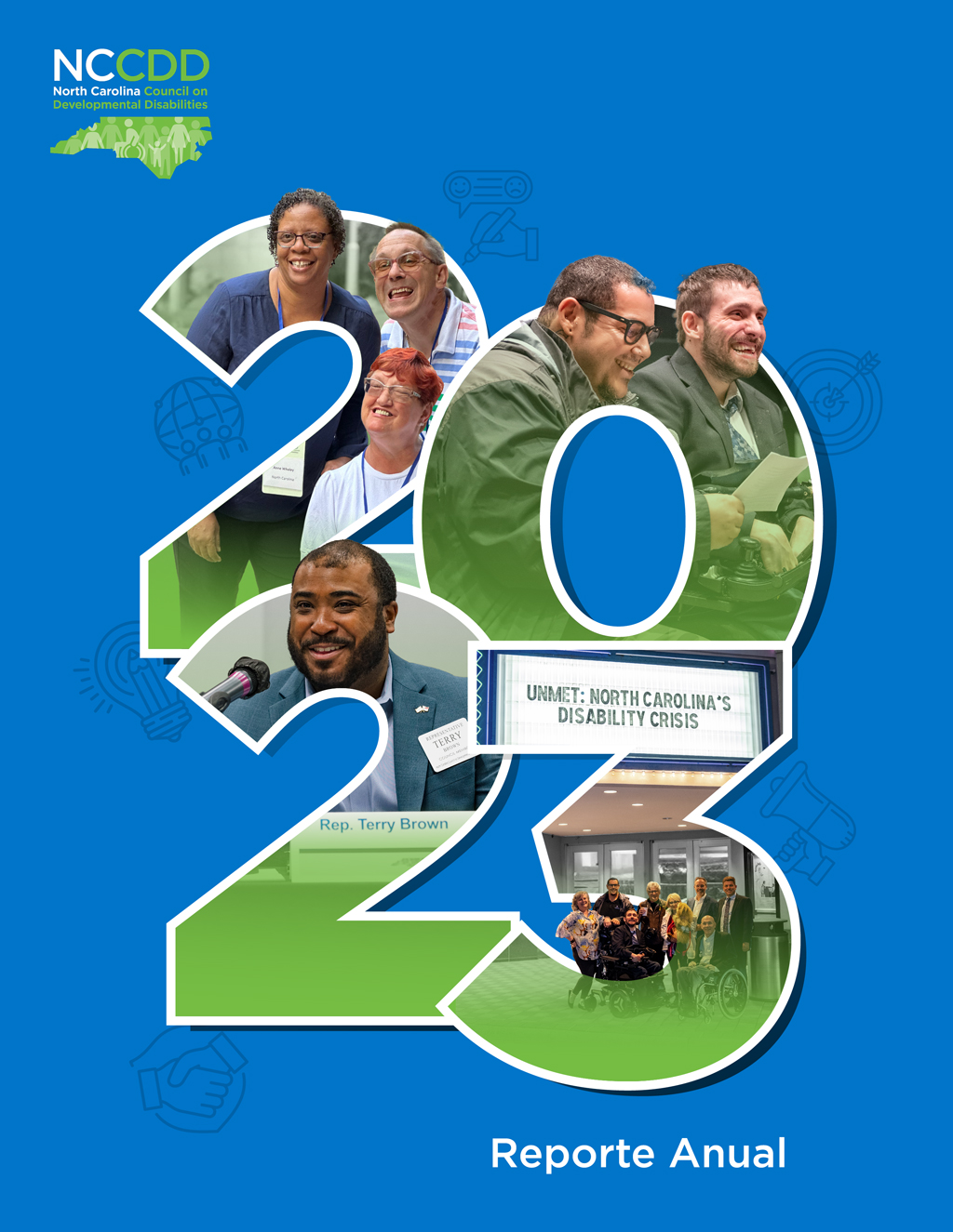 NCCDD 2023 Annual Report Cover Spanish