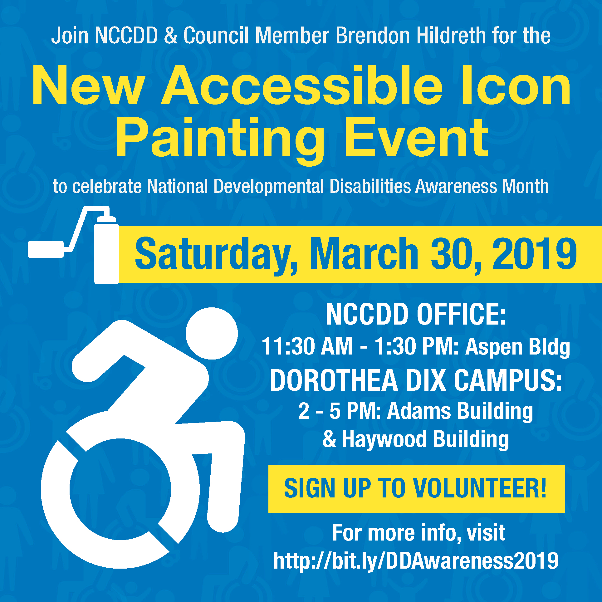 New Accessible Icon Painting Event