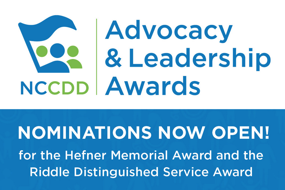 NCCDD Advocacy and leadership awards