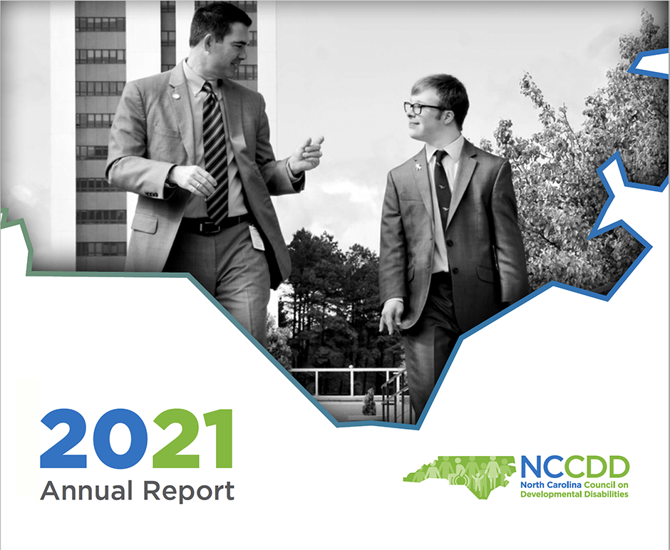 NCCDD Annual Report 2021 English cover