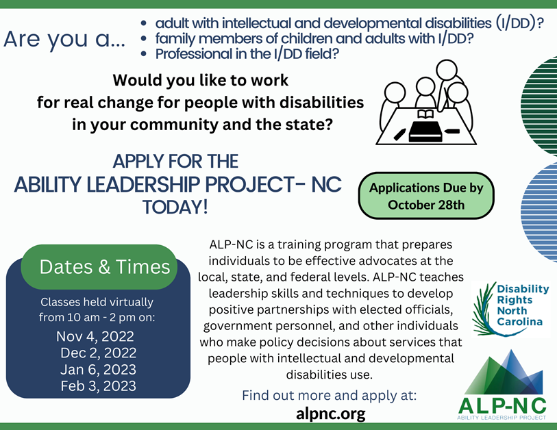 Applications due for ALP-NC