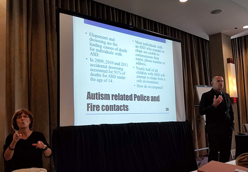 Autism And Law Enforcement Police and Fire Contacts Slide