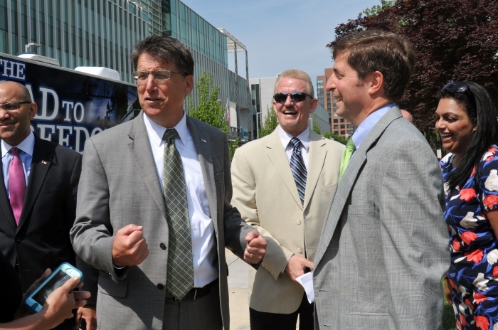 Governor McCrory stops by the ADA Tour in Raleigh