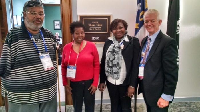 Adonis Brown, Pat Reid, Clementine Brown and Steve Strom