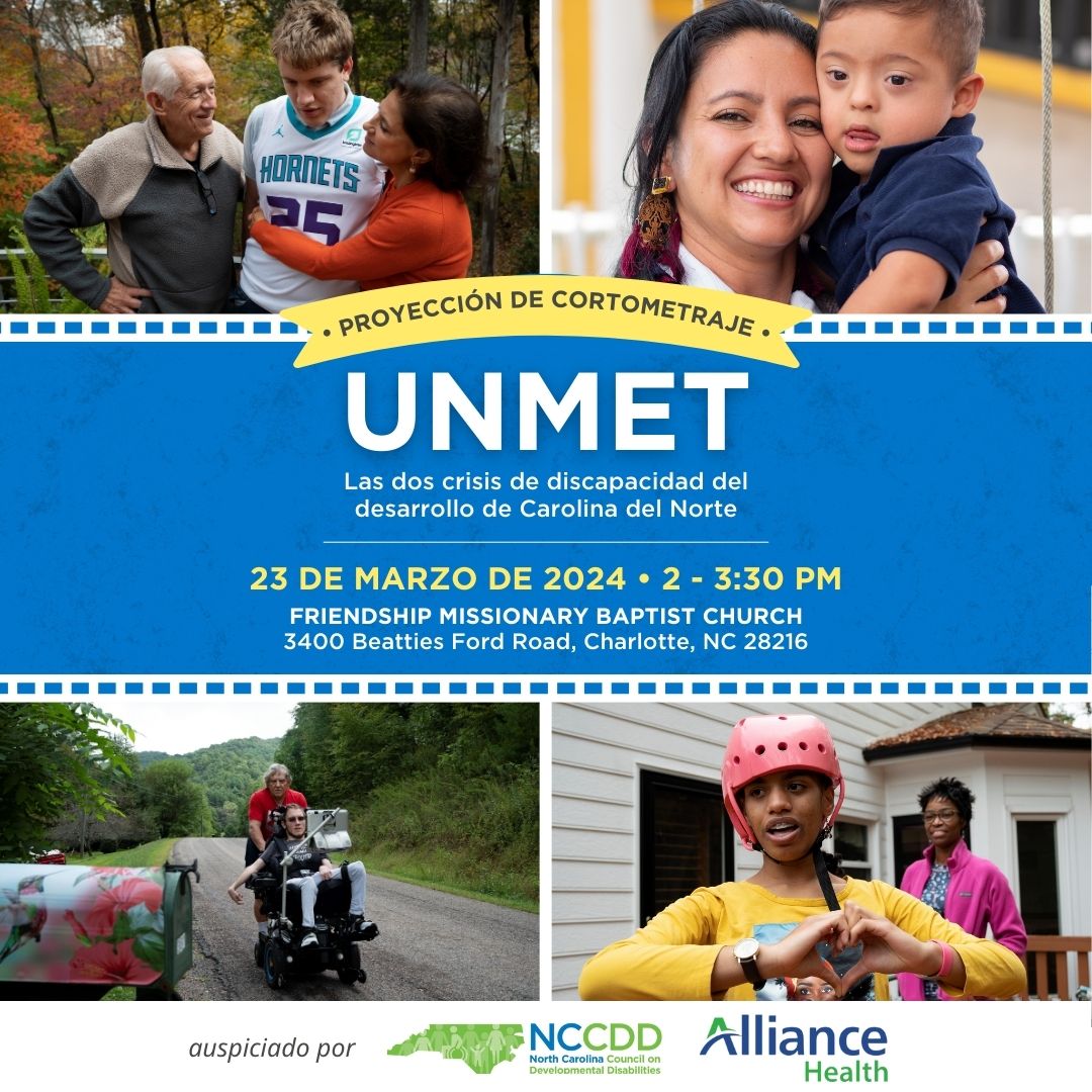 Spanish Unmet Movie Social Graphic NCCDD
